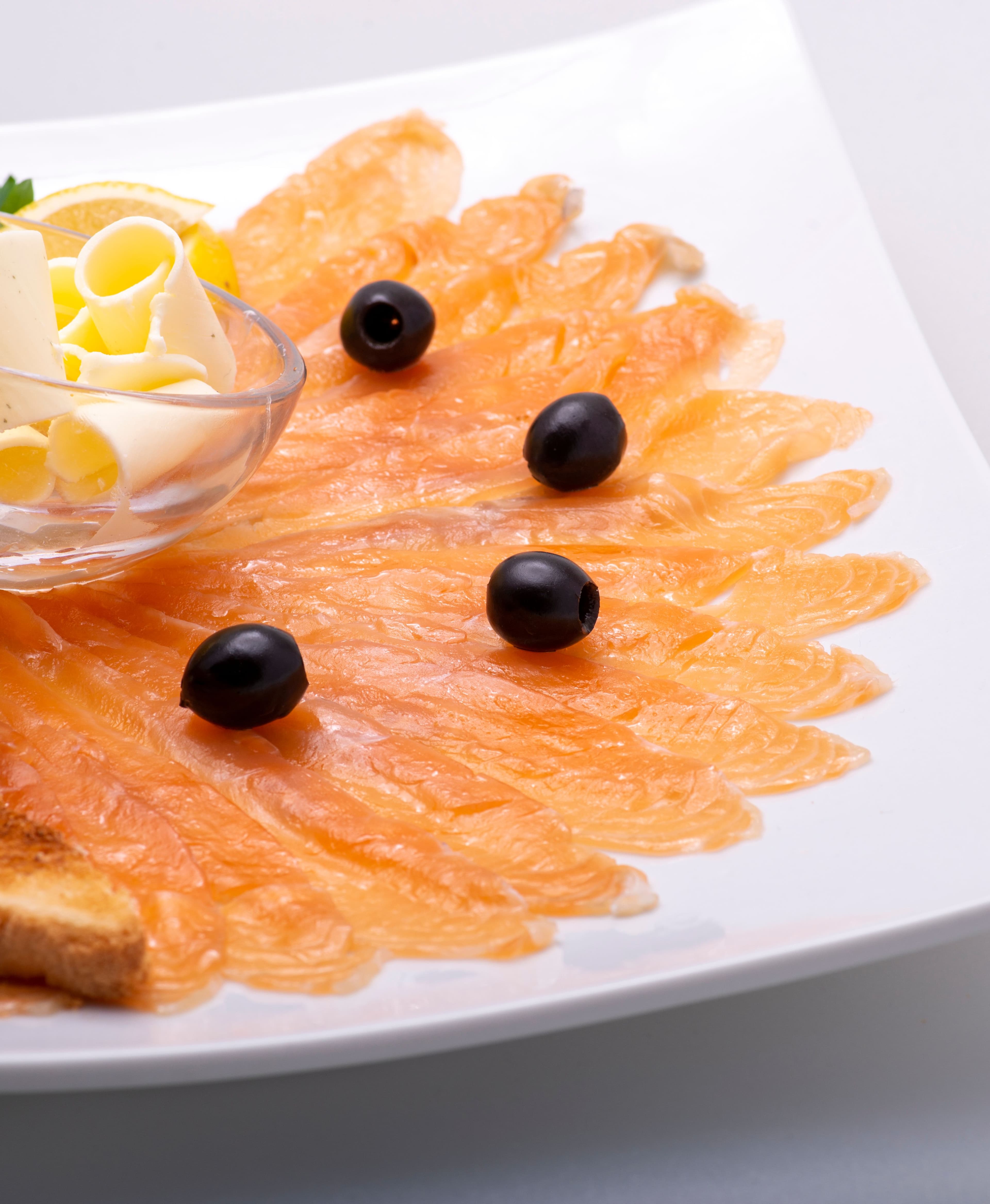 Amuse-bouche med røkelaks